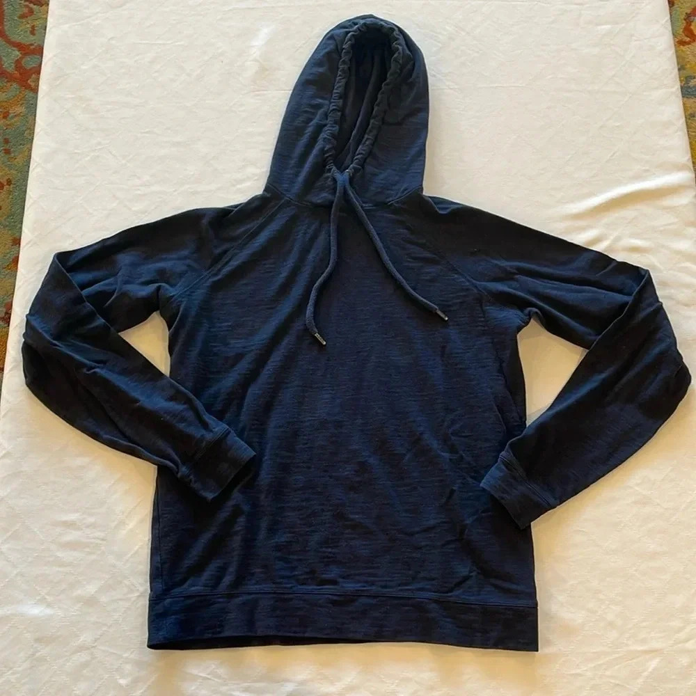 Good Man Brand‎ men’s 100% cotton hoodie men’s small EUC navy blue